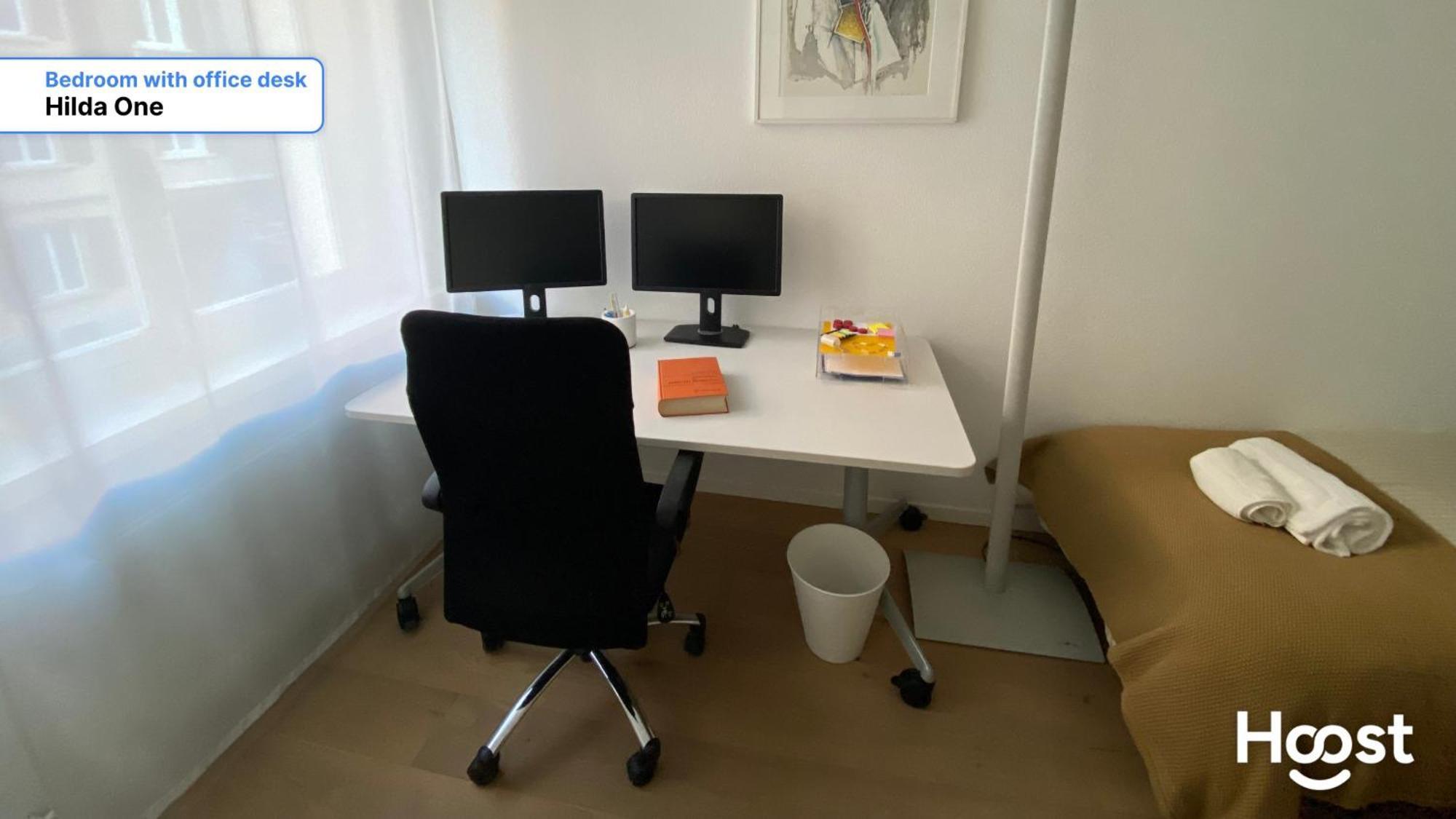 H1 With 4,5 Room, Bathroom, Kitchen, Central, Quiet & Modern With Office زيورخ المظهر الخارجي الصورة